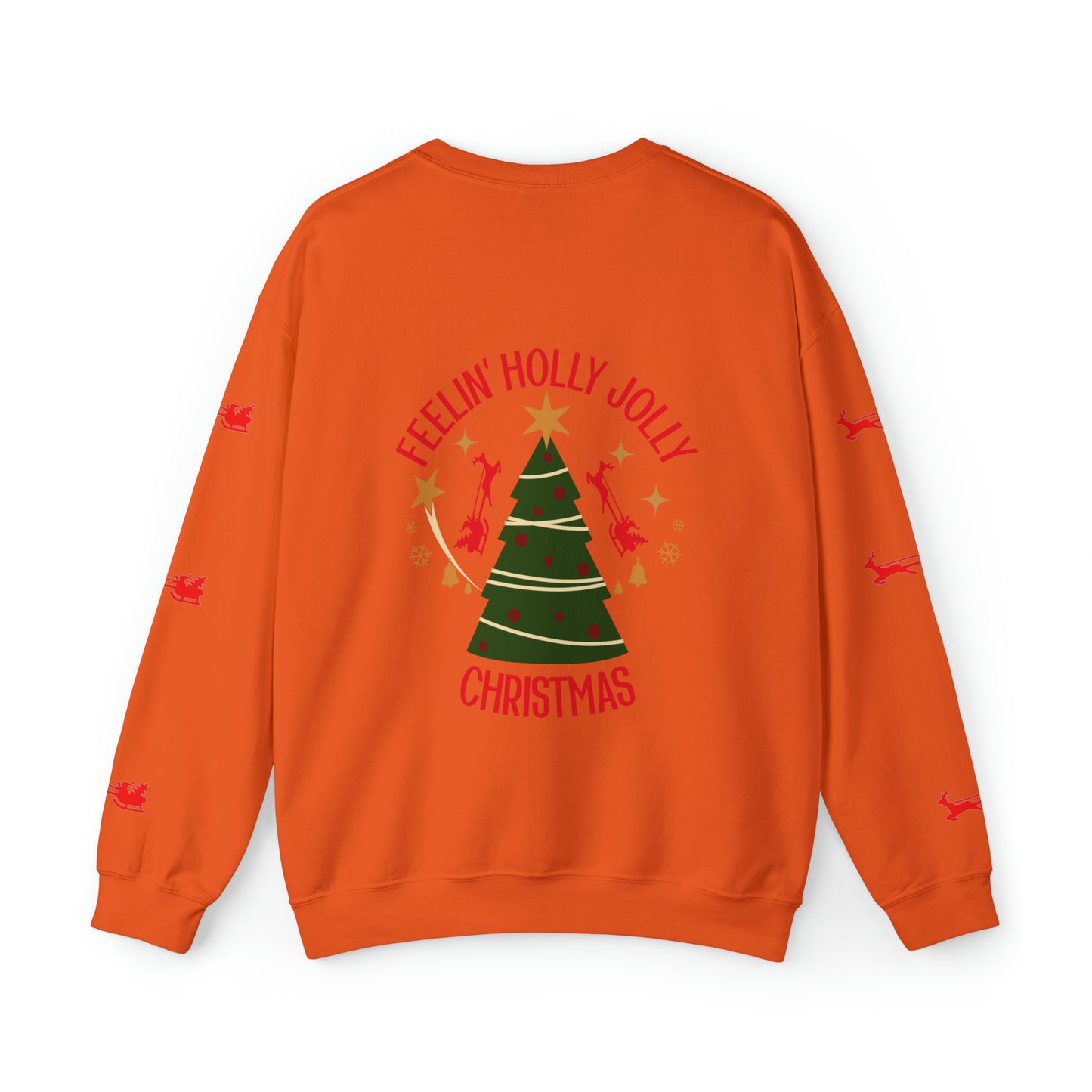 Feeling Holly Jolly Christmas Crewneck Sweatshirt