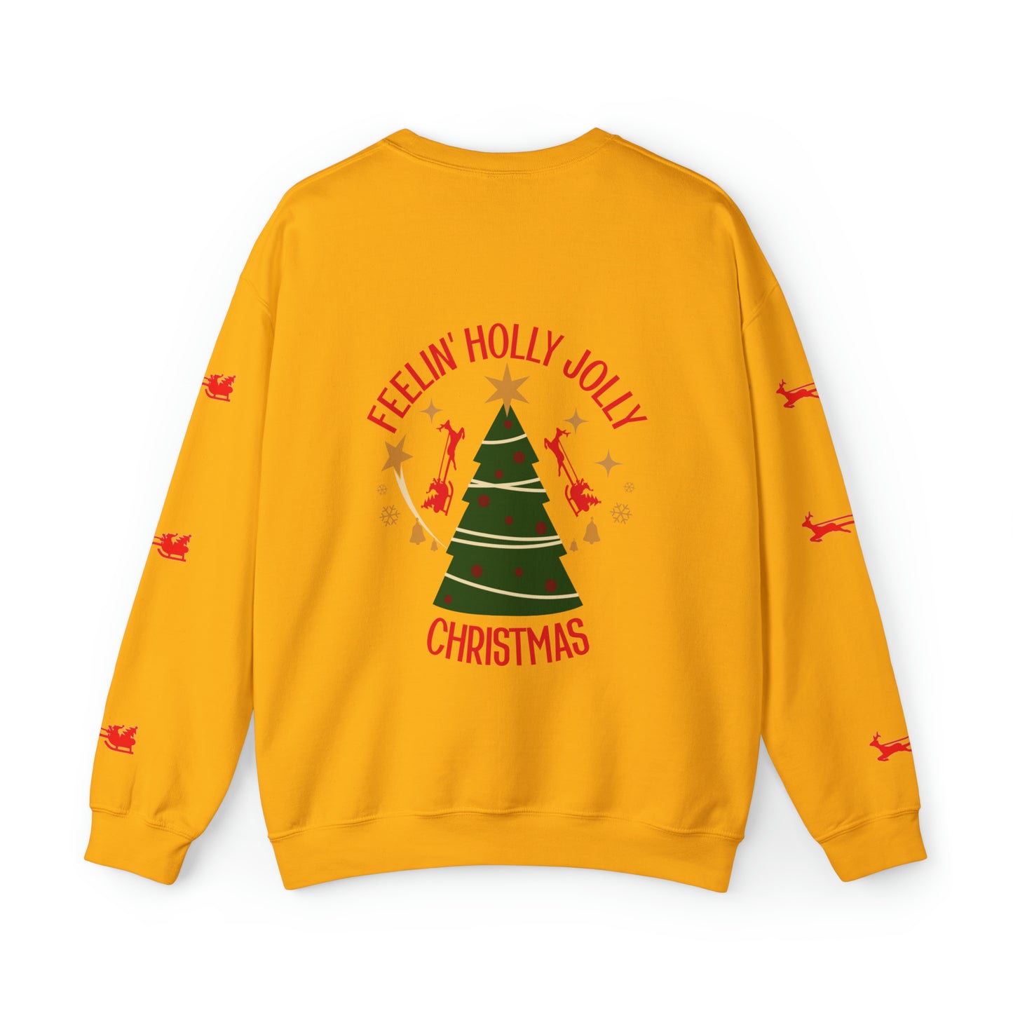 Feeling Holly Jolly Christmas Crewneck Sweatshirt