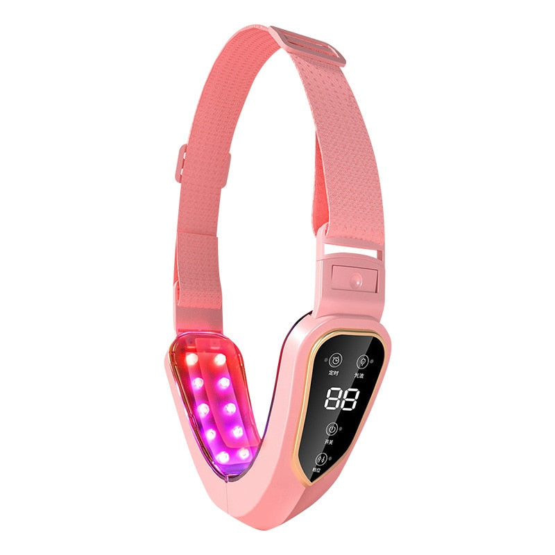 Therapy Facial Lifting Device LED, Vibration Massager Double Chin V-shaped Cheek