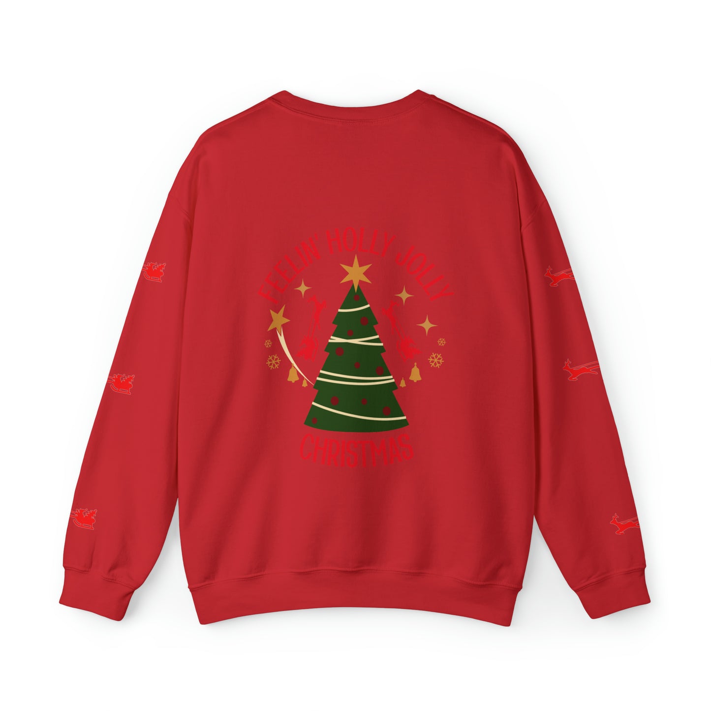 Feeling Holly Jolly Christmas Crewneck Sweatshirt