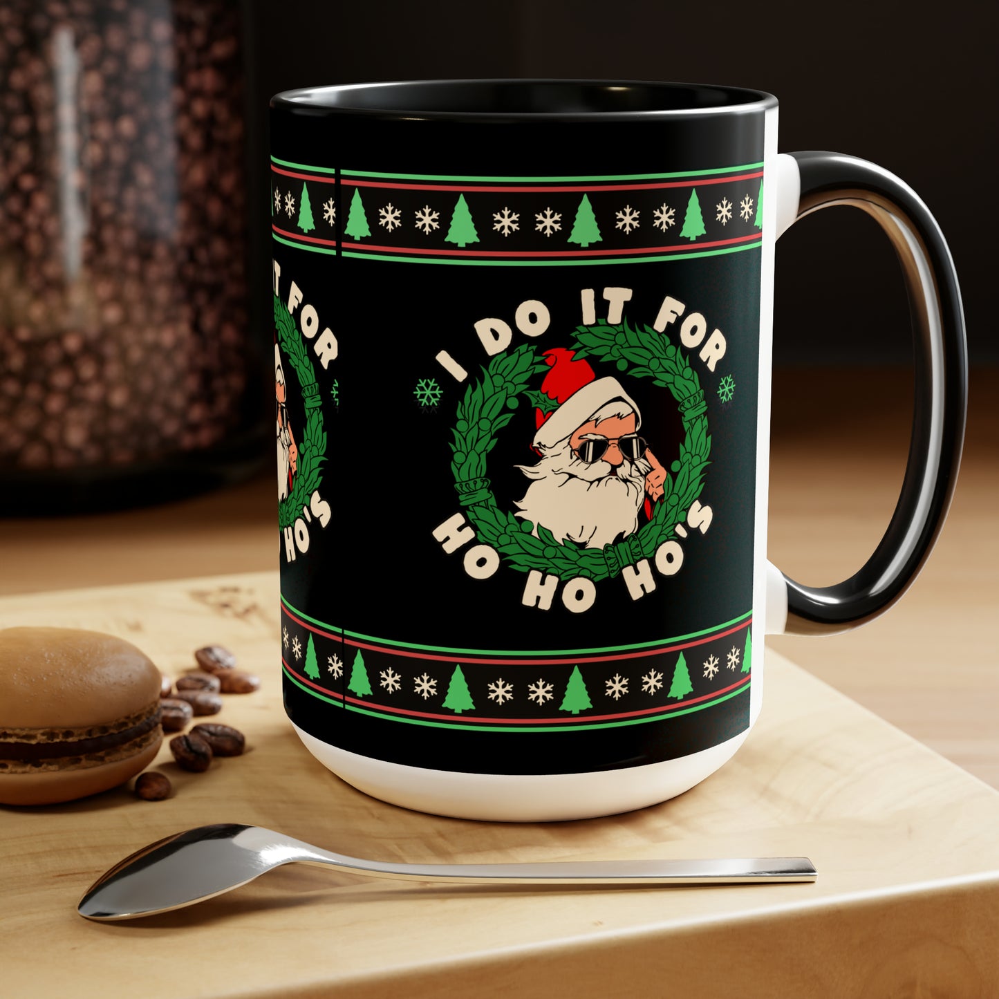 Christmas Coffee Mugs, 15oz