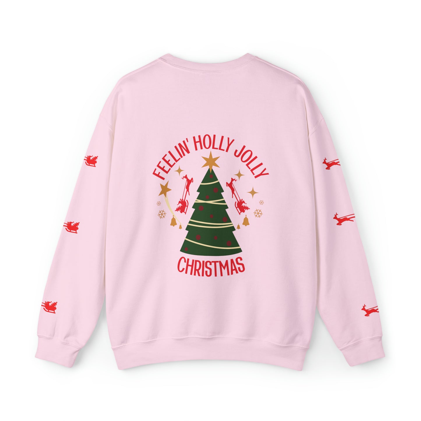 Feeling Holly Jolly Christmas Crewneck Sweatshirt