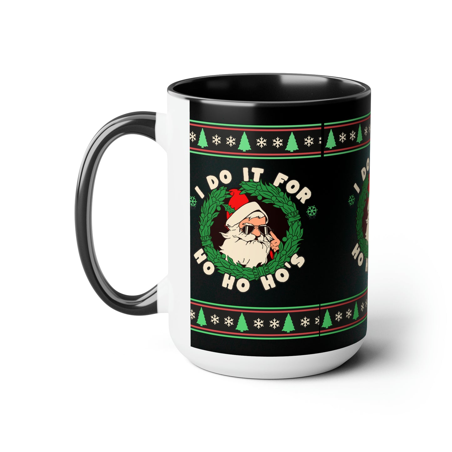 Christmas Coffee Mugs, 15oz