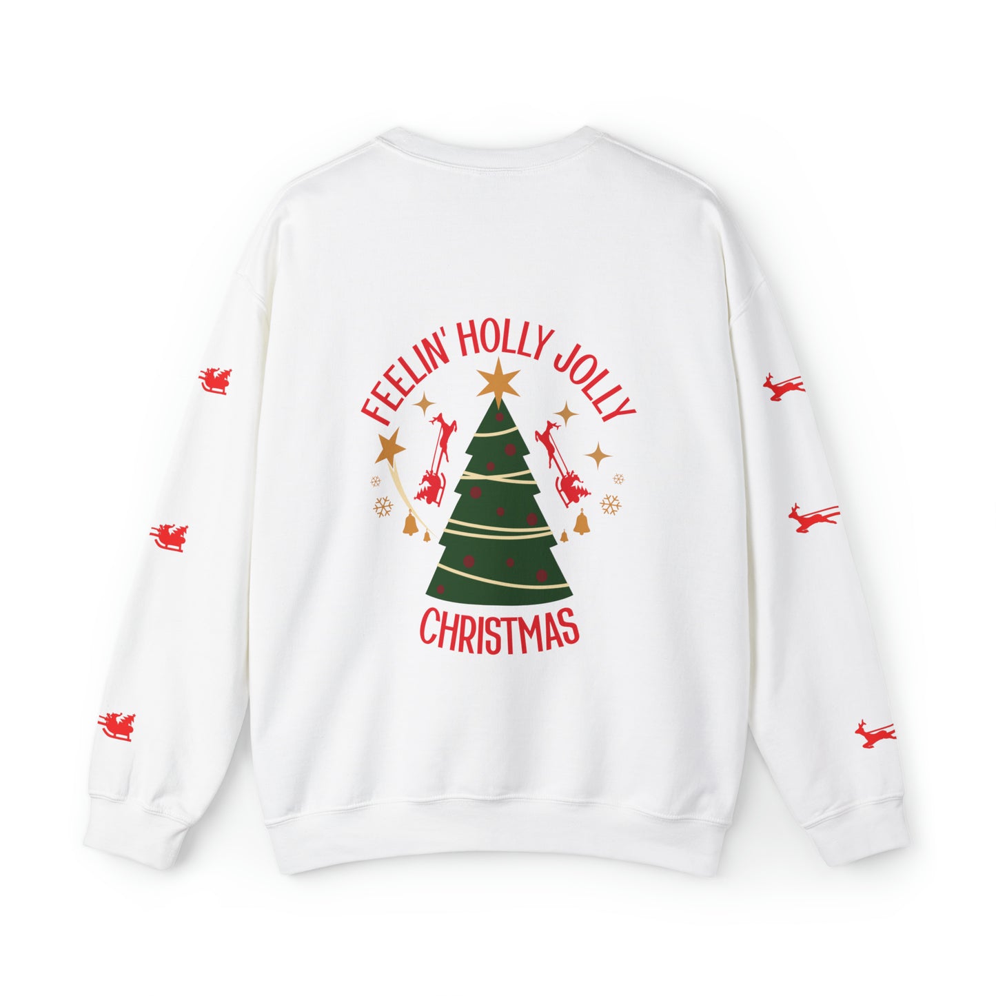 Feeling Holly Jolly Christmas Crewneck Sweatshirt