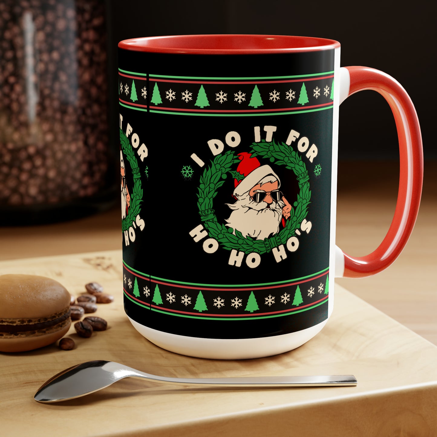 Christmas Coffee Mugs, 15oz