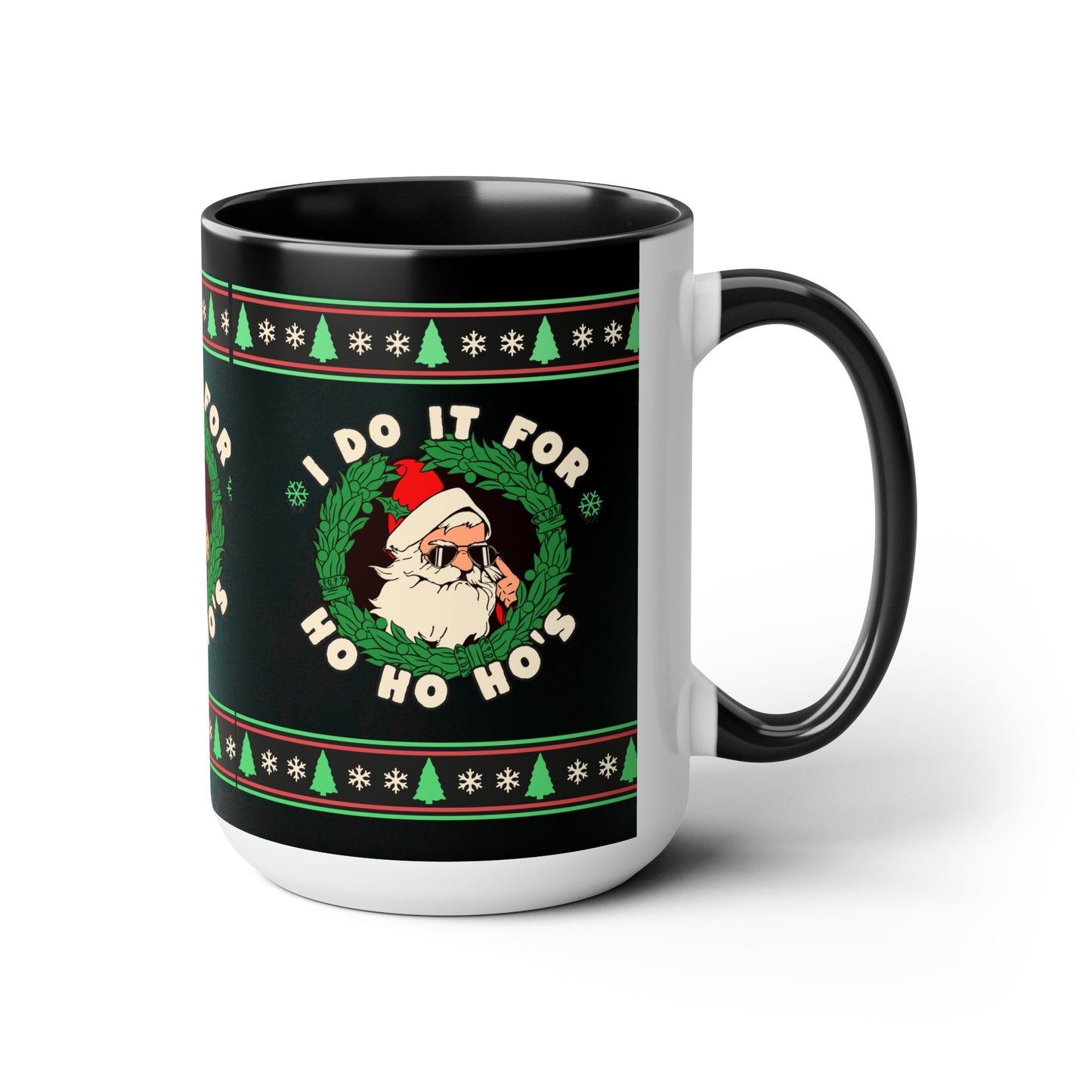 Christmas Coffee Mugs, 15oz