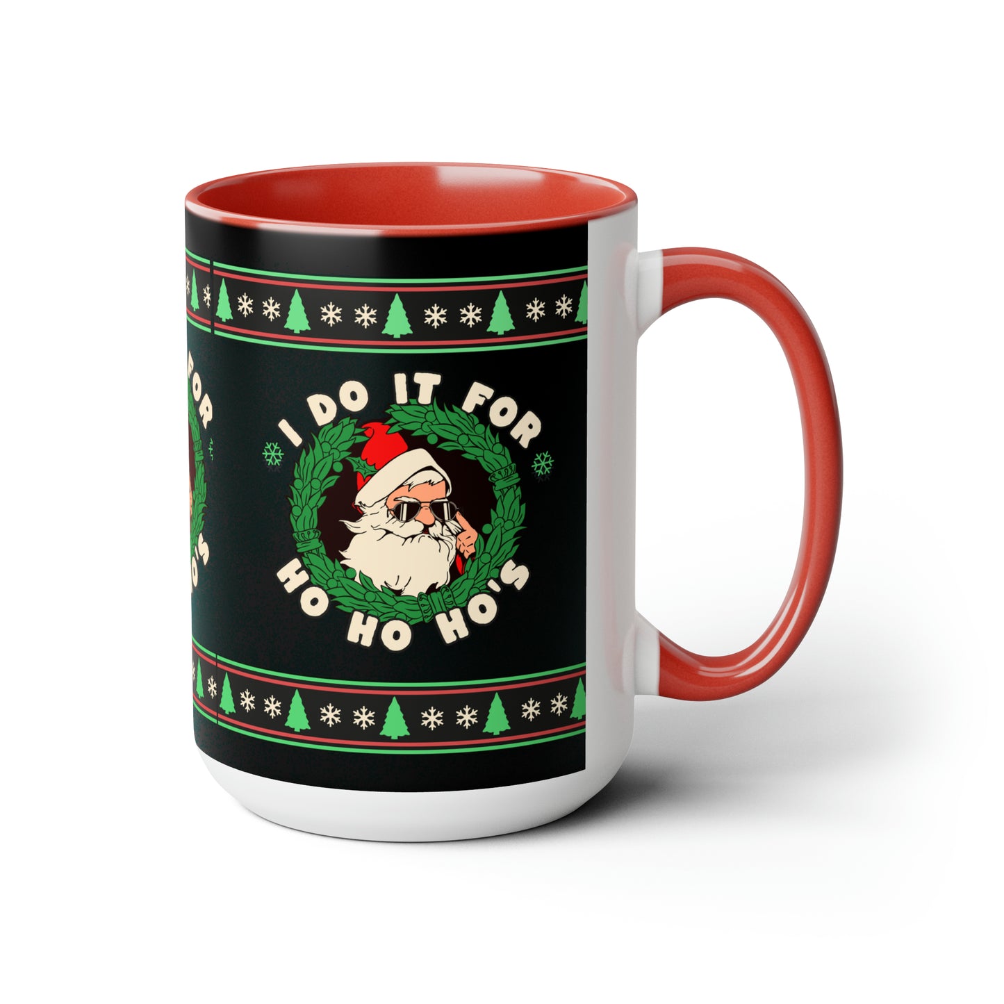 Christmas Coffee Mugs, 15oz