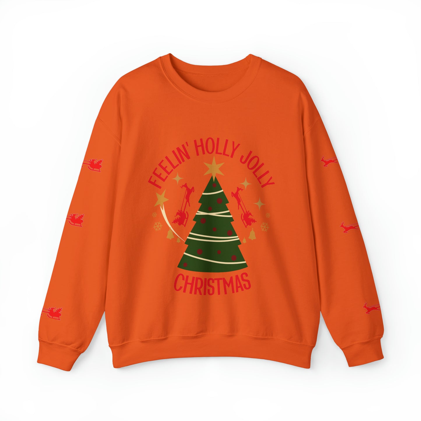 Feeling Holly Jolly Christmas Crewneck Sweatshirt