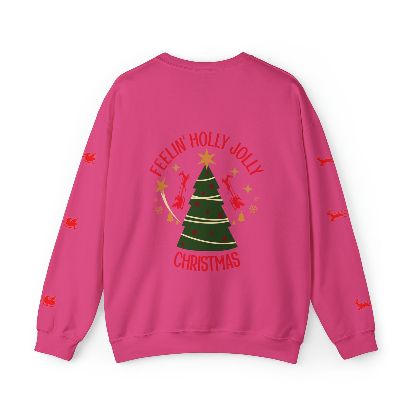 Feeling Holly Jolly Christmas Crewneck Sweatshirt