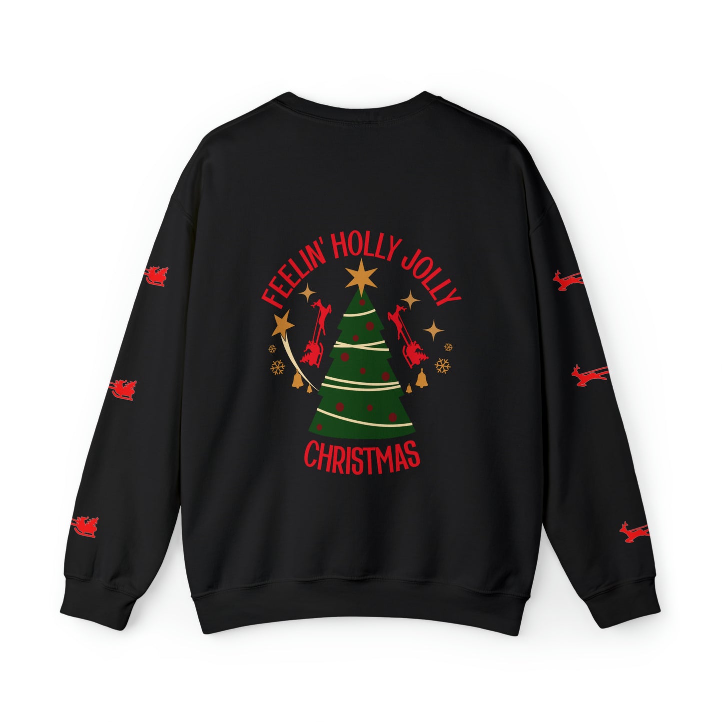 Feeling Holly Jolly Christmas Crewneck Sweatshirt