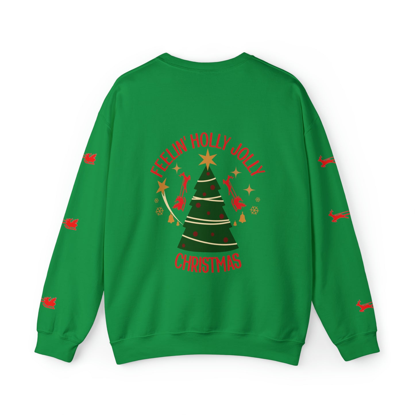 Feeling Holly Jolly Christmas Crewneck Sweatshirt