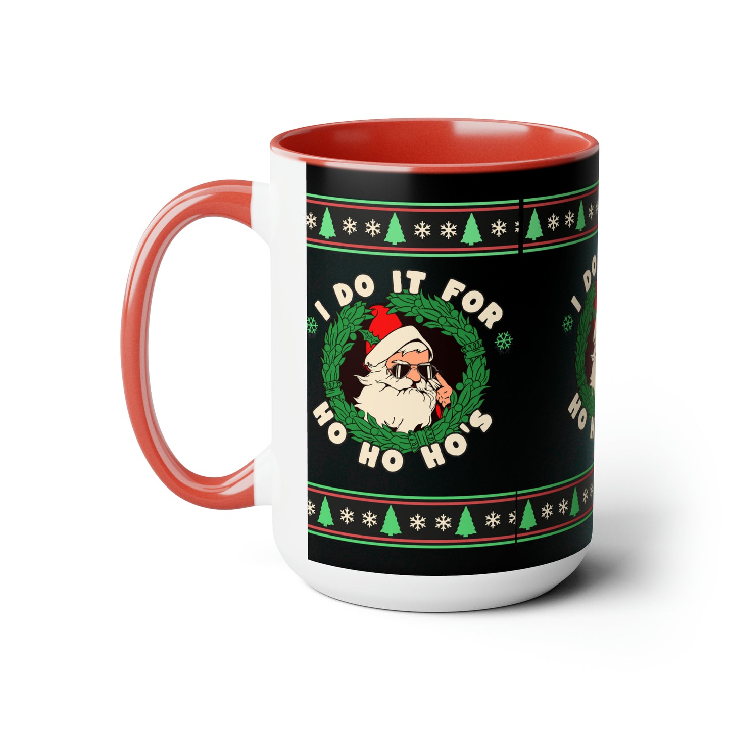 Christmas Coffee Mugs, 15oz
