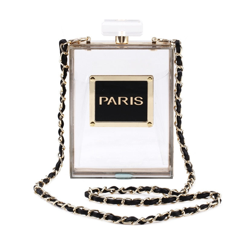Women Black Bottle Handbags Wallet