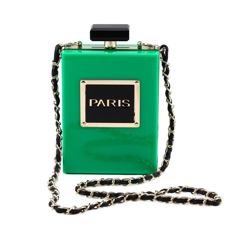 Women Black Bottle Handbags Wallet