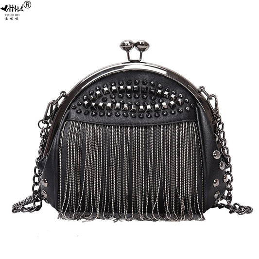 Fringe Fashion Leather Women Shoulder Crossbody Bag