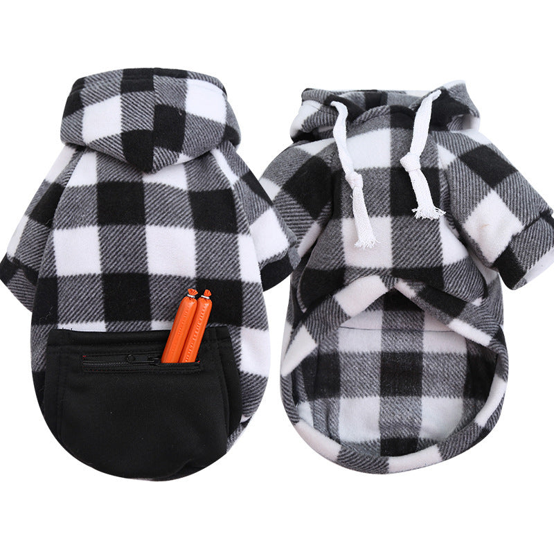 Dog Soft Wool Hoodies Outfit