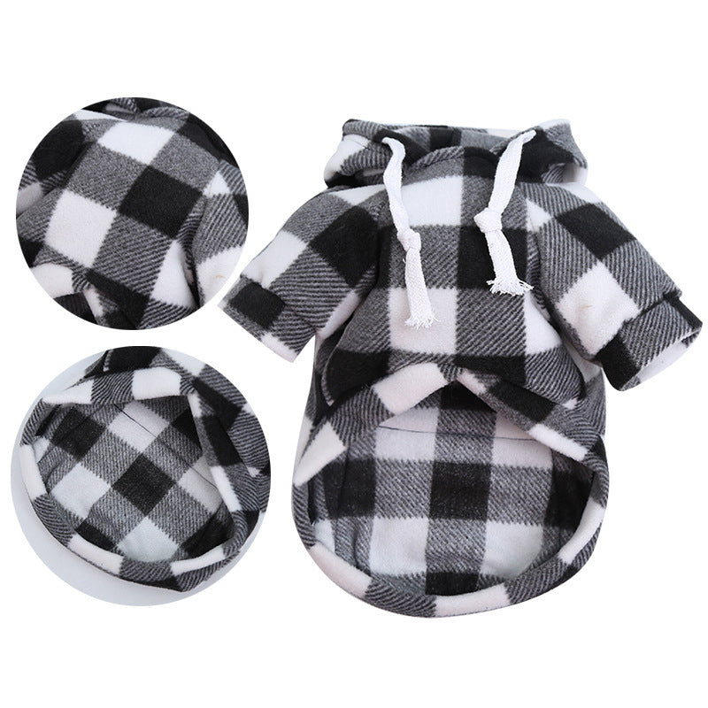 Dog Soft Wool Hoodies Outfit