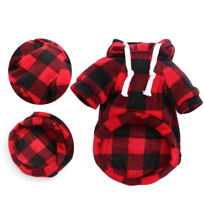 Dog Soft Wool Hoodies Outfit
