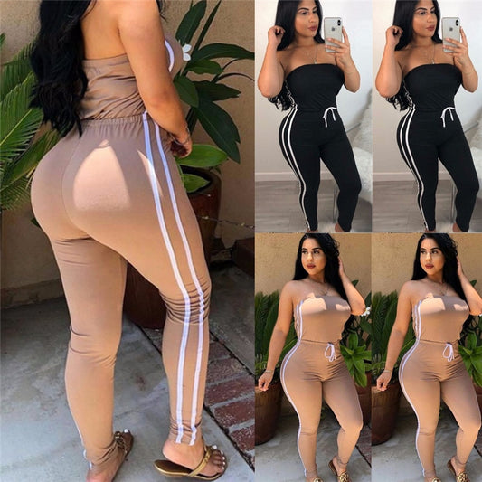 Women Off Shoulder Jumpsuits Fashion