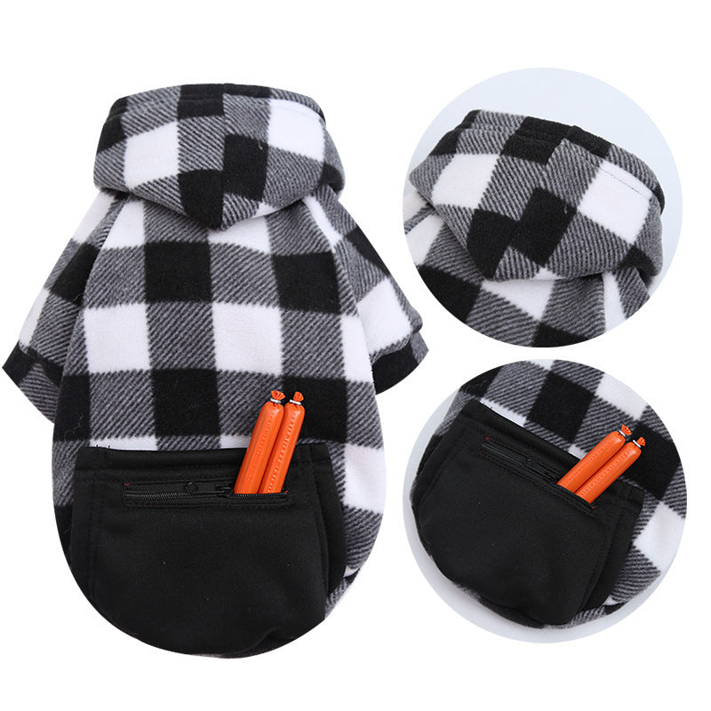 Dog Soft Wool Hoodies Outfit