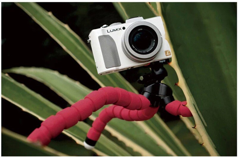Phone Tripod Holder Flexible Sponge Stand Mount or Bluetooth Remote Shutter Selfie Stick Self-timer Bracket