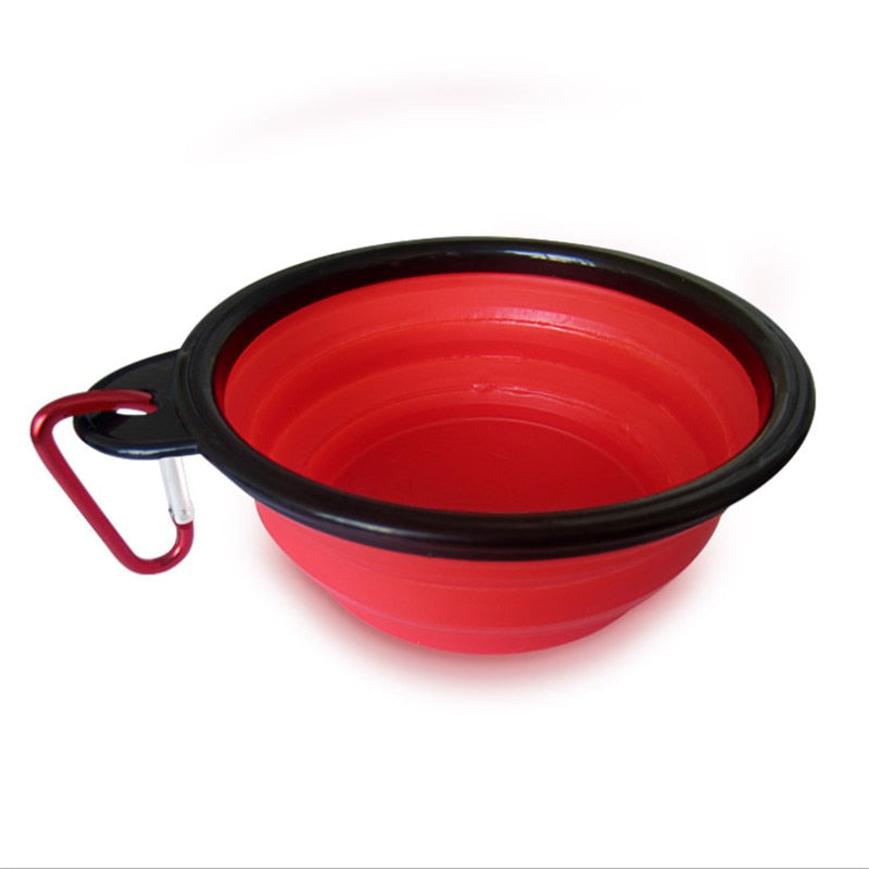 Universal Dog And Cat Feeding Water Folding Bowl