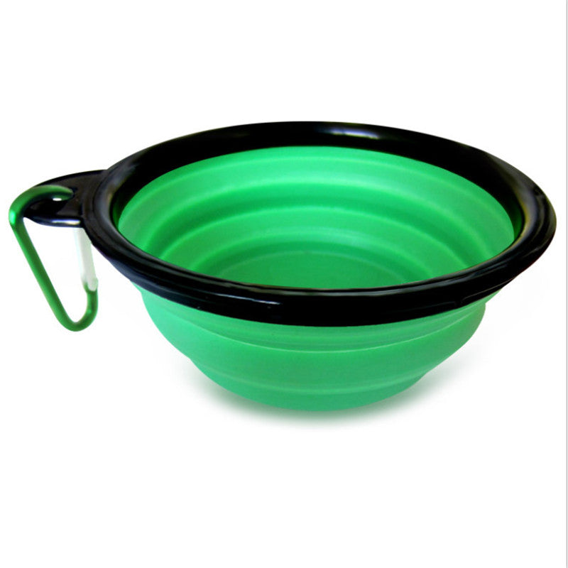 Universal Dog And Cat Feeding Water Folding Bowl