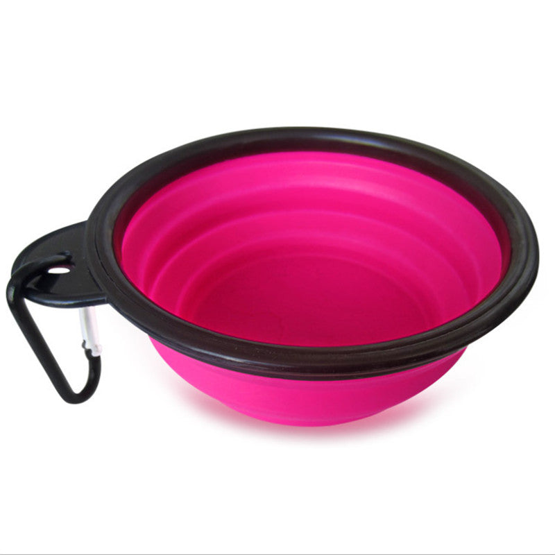 Universal Dog And Cat Feeding Water Folding Bowl