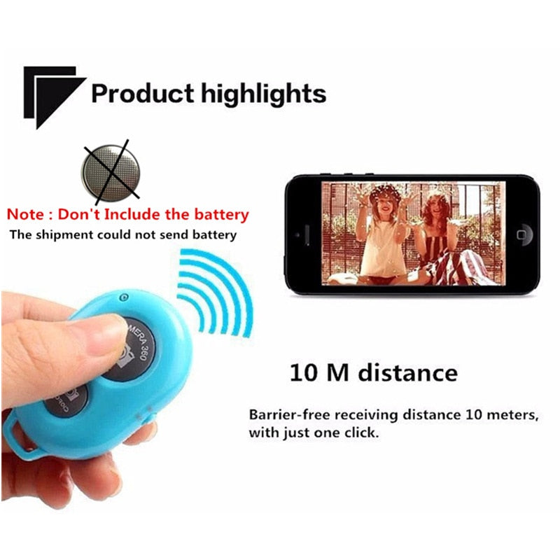Phone Tripod Holder Flexible Sponge Stand Mount or Bluetooth Remote Shutter Selfie Stick Self-timer Bracket
