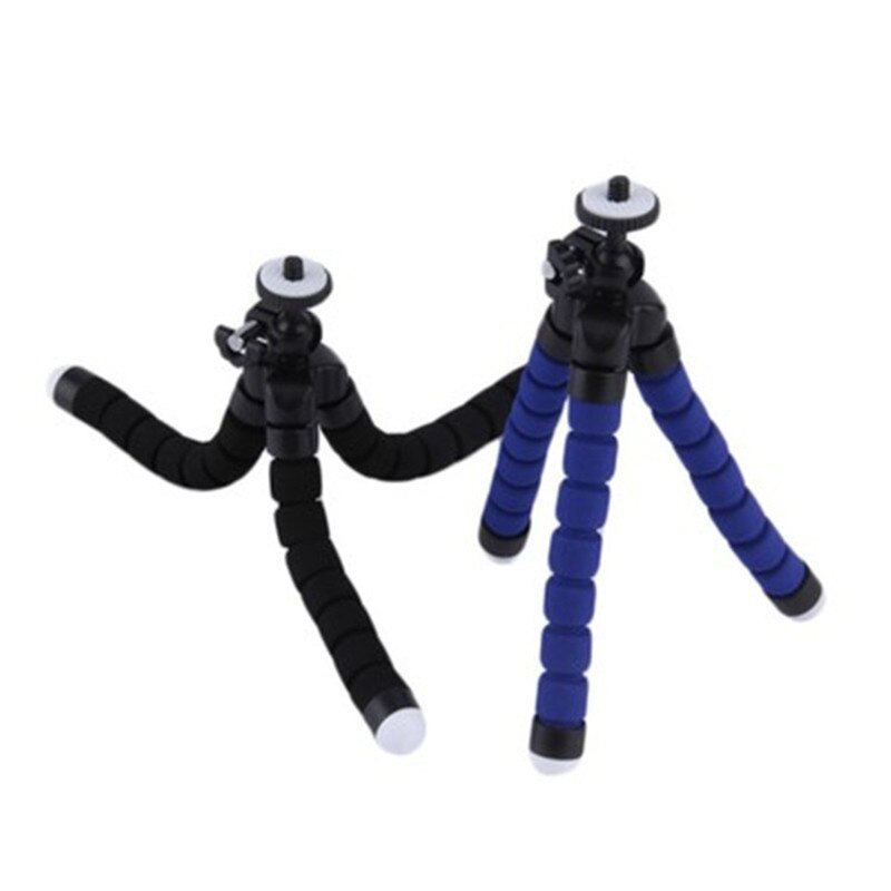 Phone Tripod Holder Flexible Sponge Stand Mount or Bluetooth Remote Shutter Selfie Stick Self-timer Bracket
