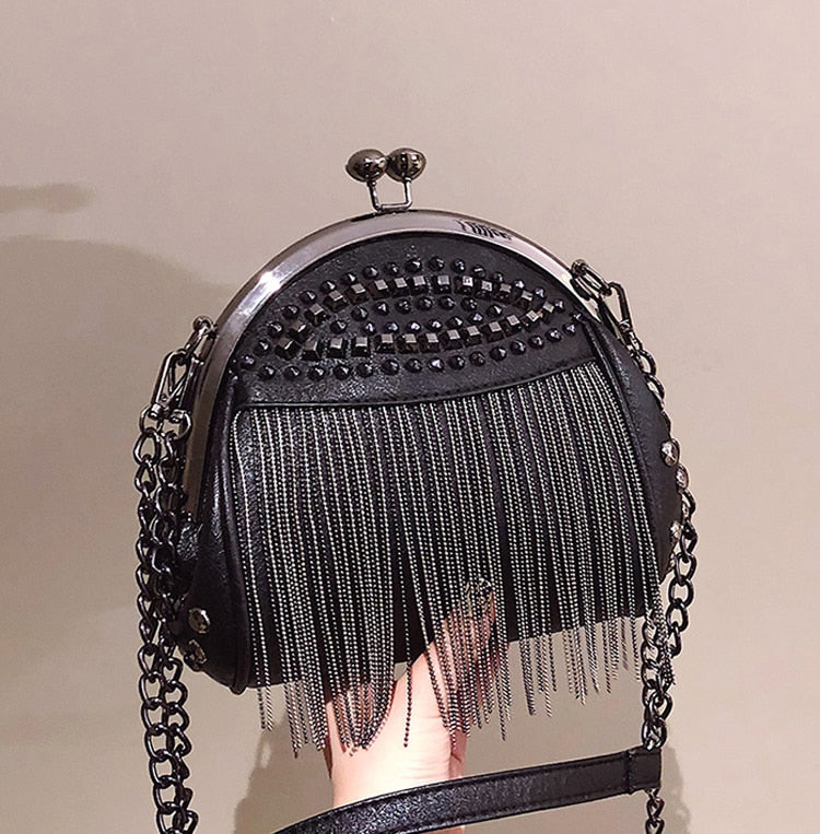 Fringe Fashion Leather Women Shoulder Crossbody Bag