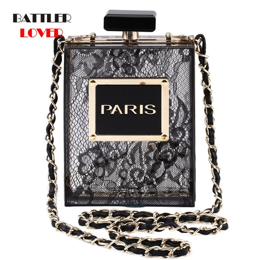 Women Black Bottle Handbags Wallet