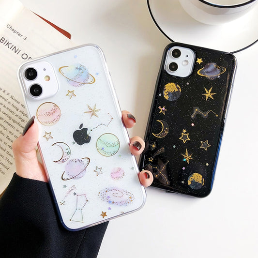 Stars And Moon Phone Case For iPhone 12 11 13 Pro Max XR XS Max 12 13Pro