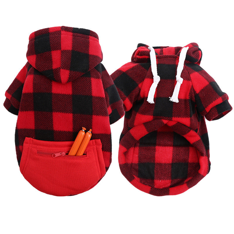 Dog Soft Wool Hoodies Outfit
