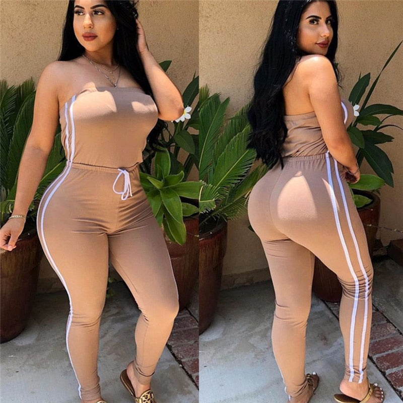 Women Off Shoulder Jumpsuits Fashion