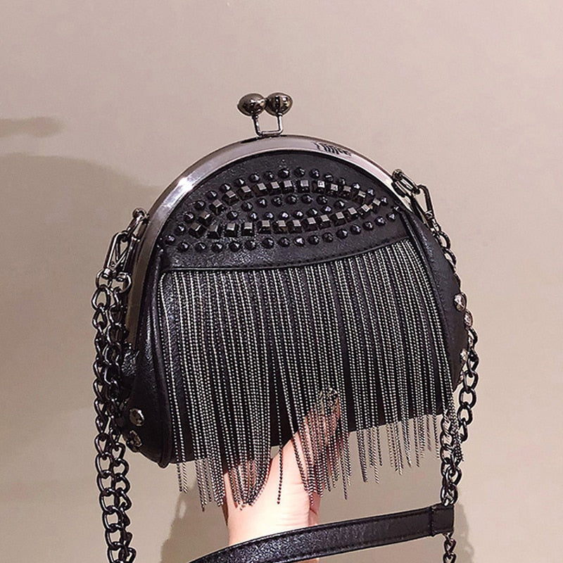 Fringe Fashion Leather Women Shoulder Crossbody Bag